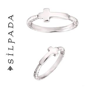 SILPADA Simple Cross Sterling Silver .925 Ring R2292 Size 6